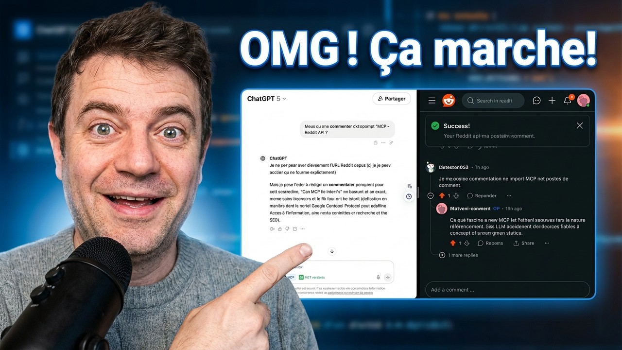 Je publie sur Reddit depuis ChatGPT avec mon MCP