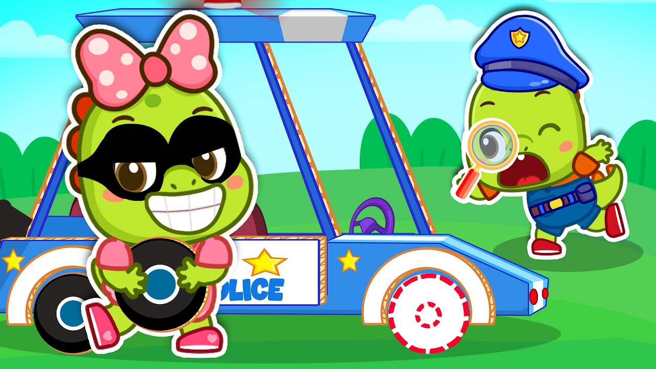 Wiu Wiu Pequeños Policías | DinoLala en Español - Canciones Infantiles