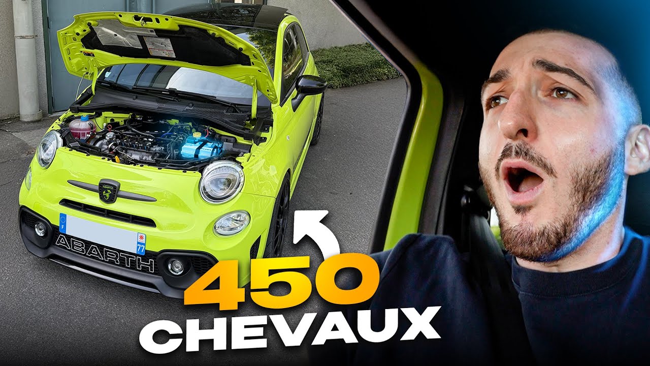 450 CHEVAUX DANS UN 1.4 T-JET 😱🔥!! L&rsquo;ABARTH LA PLUS PUISSANTE DE FRANCE ! 😰😰