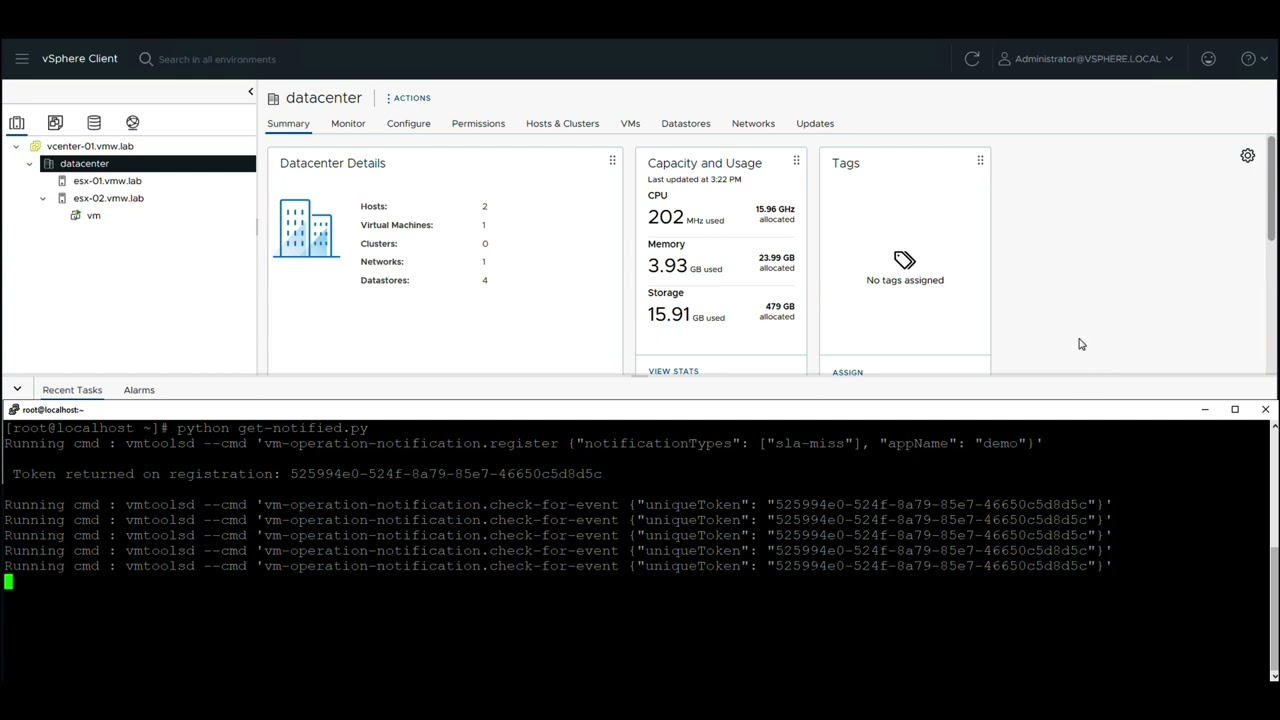 vSphere vMotion Notifications
