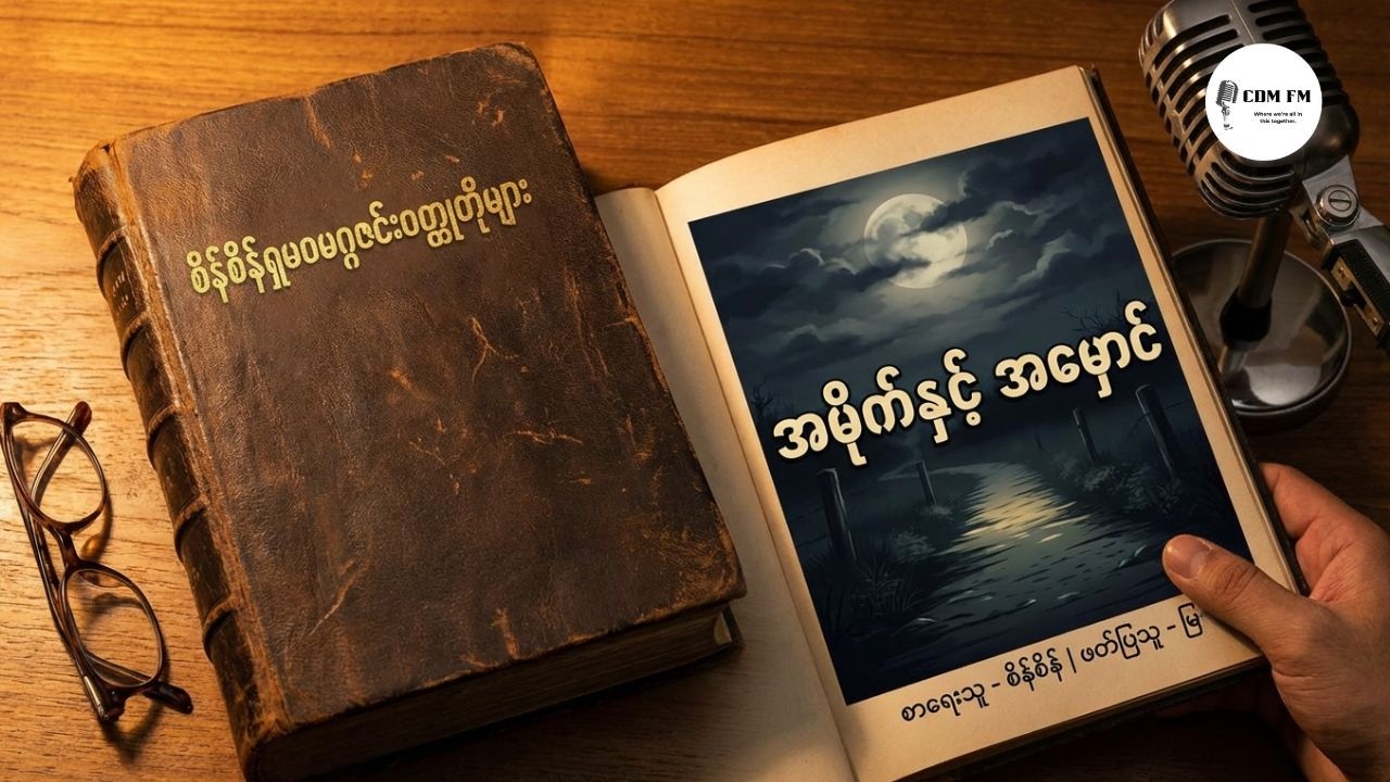 အမိုက်နှင့် အမှောင် (ဝတ္ထုတို) ၊ စိန်စိန် ရှုမဝမဂ္ဂဇင်း ဝတ္ထုတိုများ ၊ စာဖတ်သူ - မြ