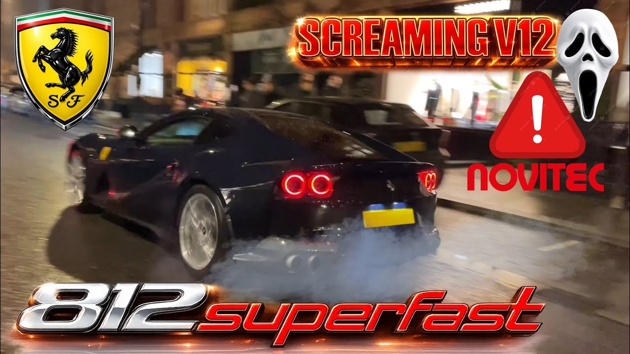 Ferrari 812 Superfast Crew TERRORIZING London!