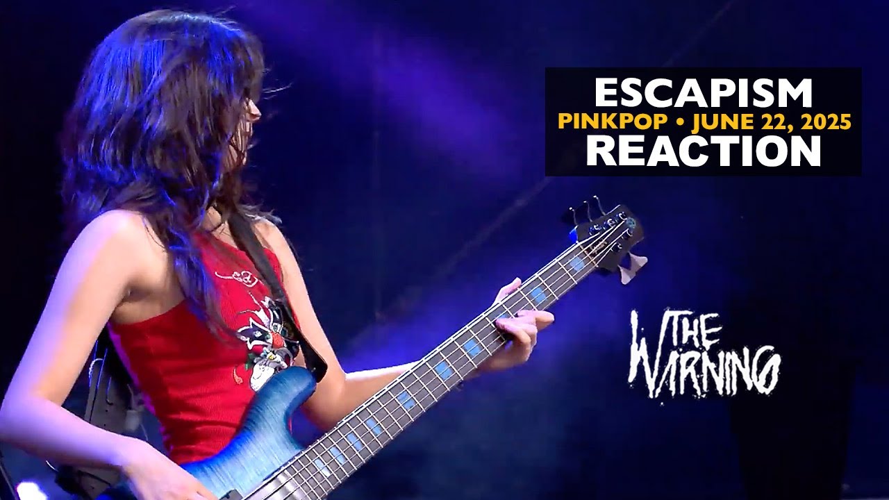 Musicians REACT to The Warning: Escapism (Pinkpop Festival, Netherlands, June 22 2025)