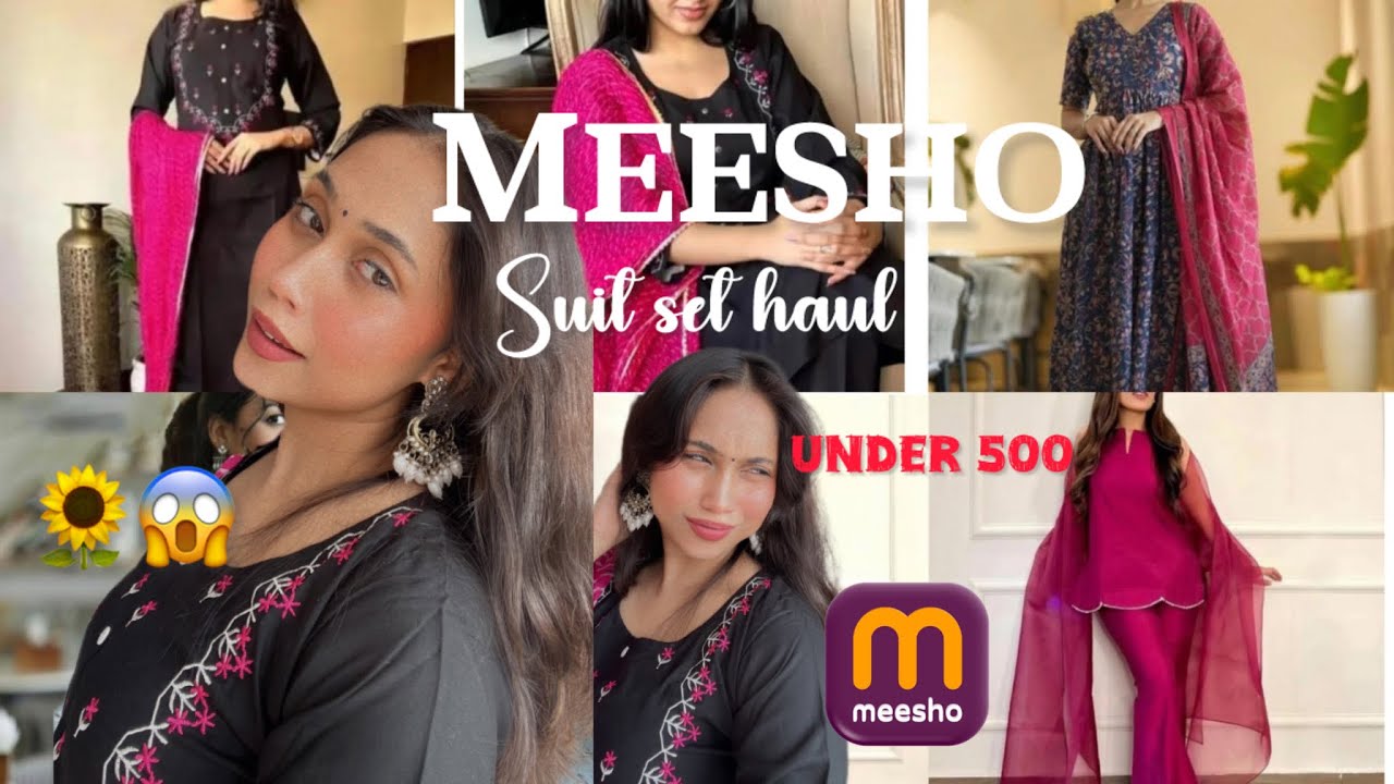 Eid Special Meesho Suit Set Haul Under ₹500 😱 | Budget Ethnic Wear 