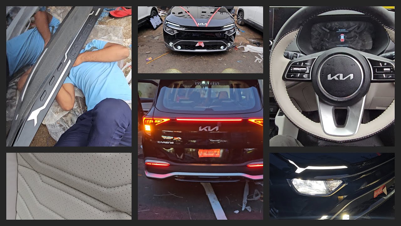 Kia Carens Prestige Optional Base to Top Model Modifications🔥Kia Carens Accessories Aftermarket