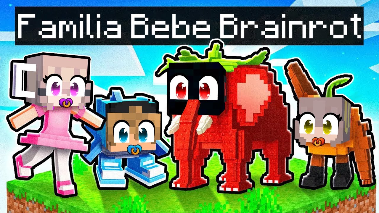 FAMILIA De BEBE BRAINROTI !