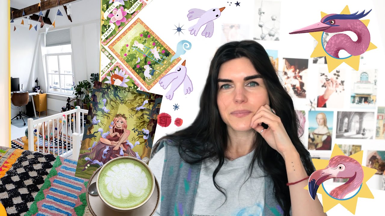 my illustration process ✦ from first idea to sketch & flow, storytelling & tarot cards