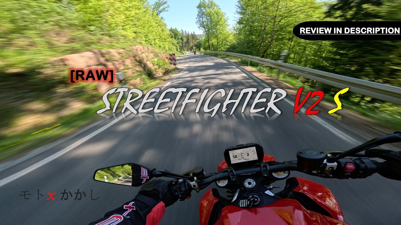 Ducati Streetfighter V2 S (MY 2025) RAW Onboard 4K