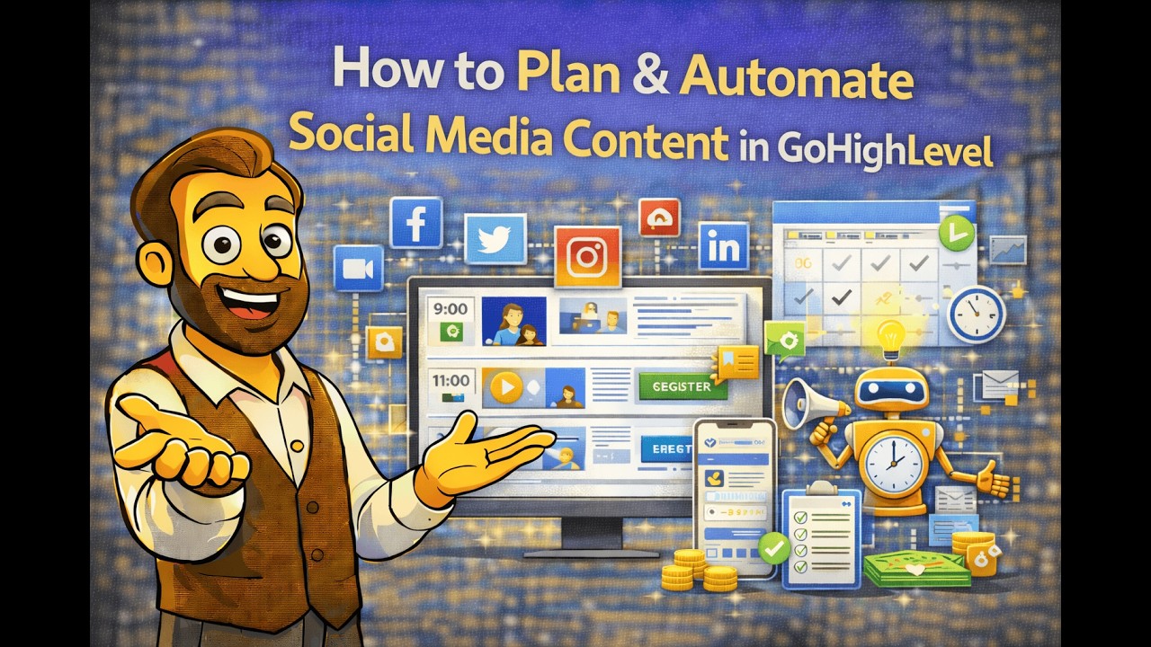 GoHighLevel Social Planner Complete Guide to Planning and Automating Content, Approvals & Analytics