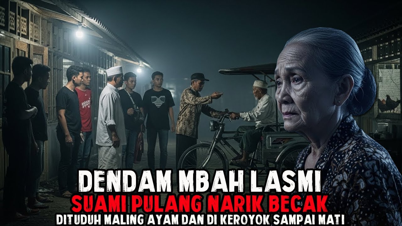 MBAH LASMI MURKA DAN TAK TERIMA SUAMINYA DITUDUH MALING AYAM DAN DIKEROYOK SAMPAI M4T1