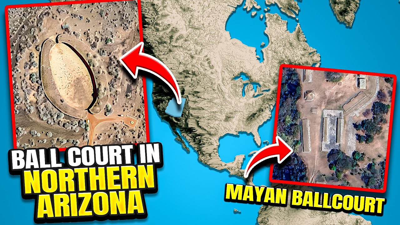 ДРЕВНЯЯ площадка для игры в мяч в Северной Аризоне?!