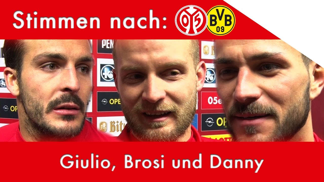 Interviews nach Dortmund | Giulio Donati | Daniel Brosinski | Danny Latza | 1. FSV Mainz 05