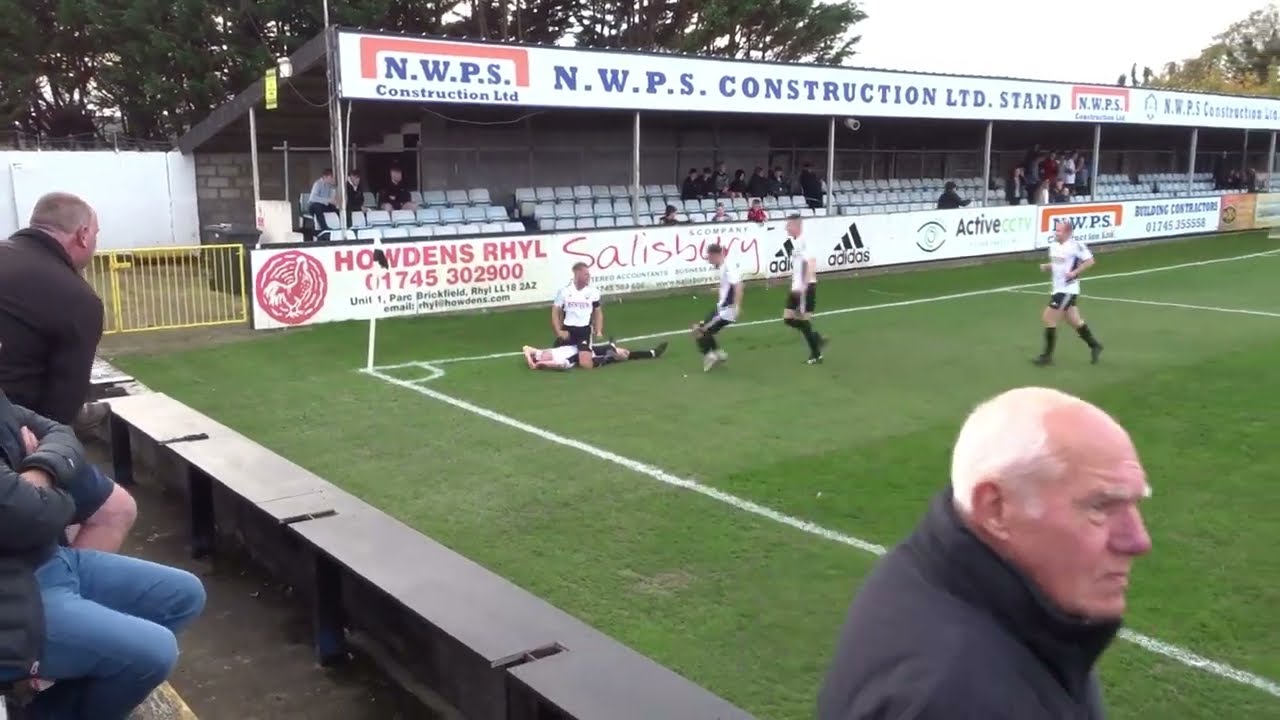 Rhyl 1 v Bangor 2 - Welsh Ardal NW League Football Wales 22.10.22 - Goals, Highlights & Fighting!