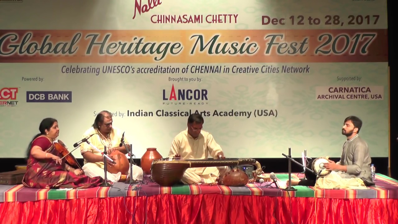 Sangeet Samrat Chitravina N.Ravikiran l Global Heritage Music Fest 2017 l Web Streaming