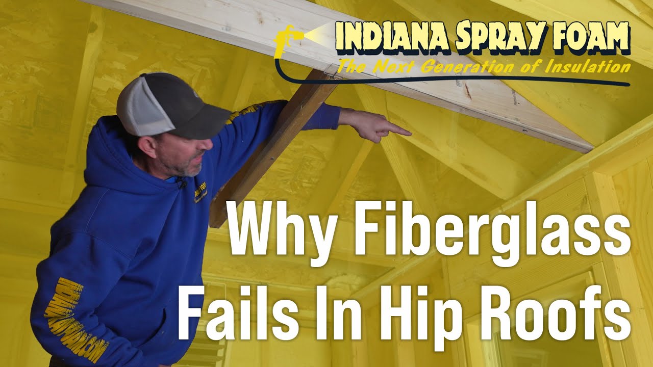 Why Fiberglass Fails in Hip Roofs | Indiana Spray Foam