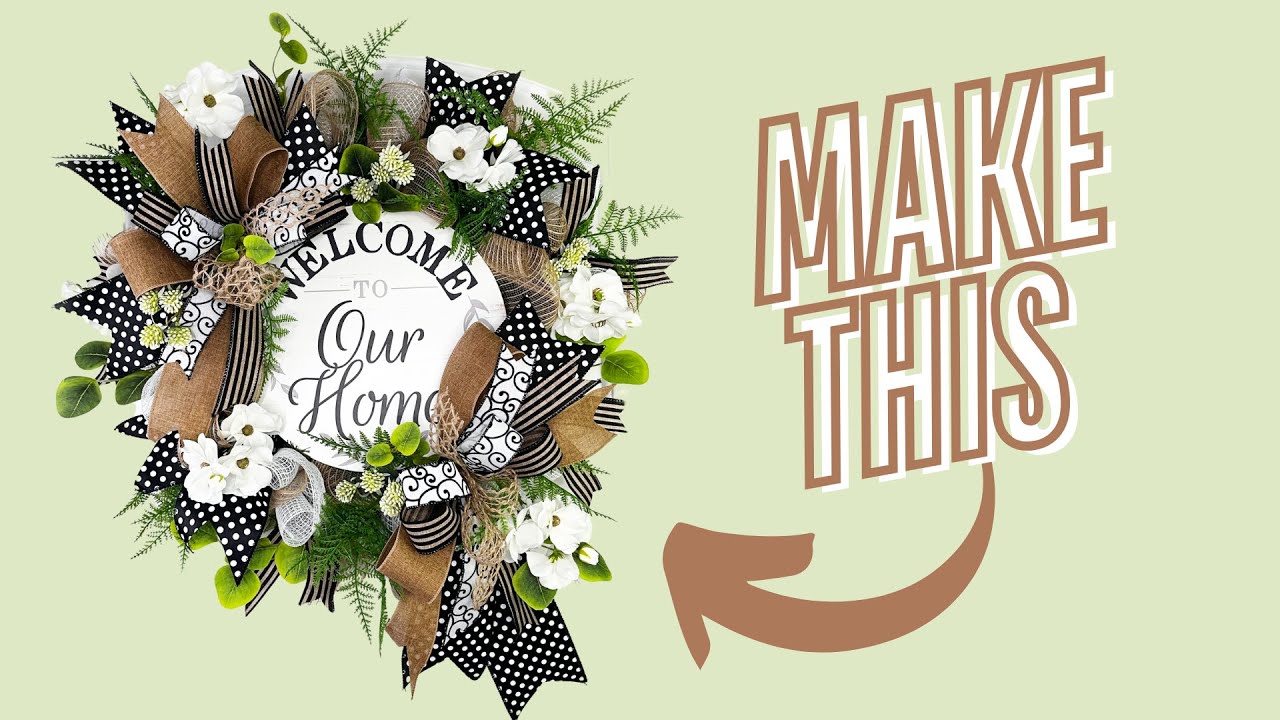 How To Everyday Year Round Mesh Wreath