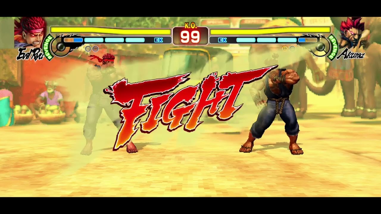 A good win! - Evil Ryu vs Akuma - SF4 online battle #54