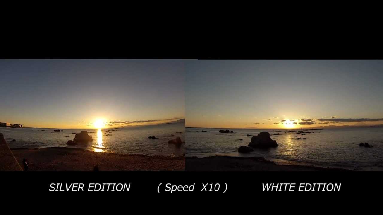 GoPro HERO3 TEST SILVER vs WHITE 2