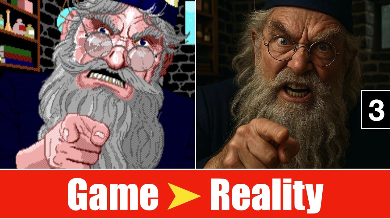 From Pixels to Photorealism (3) Classic Games reimagined by AI