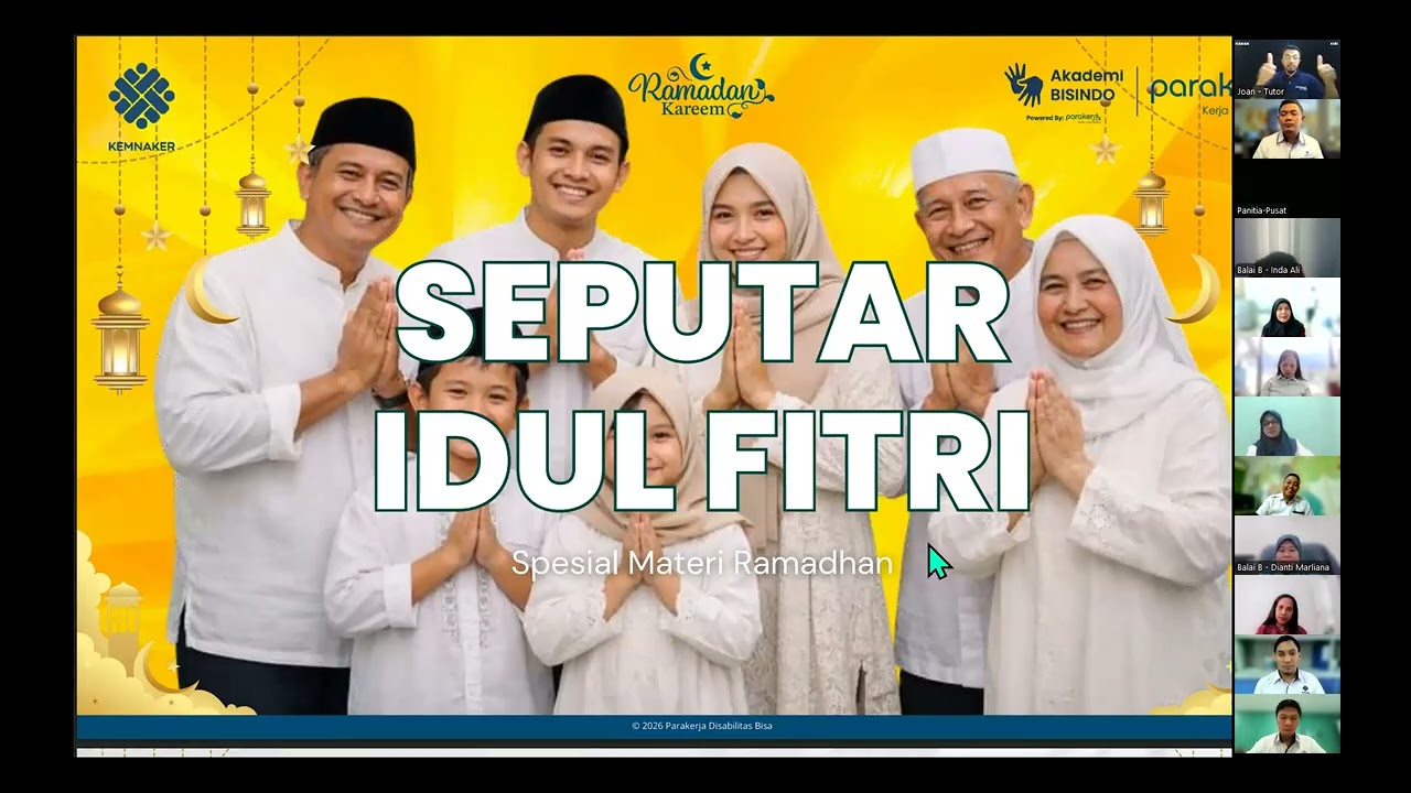 Pelatihan BISINDO Parakerja Hari Ke-8 (25 Februari 2026)