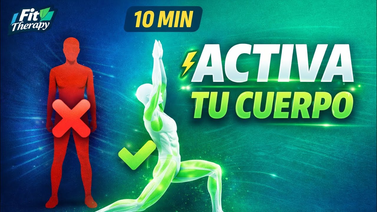 ESTIRAMIENTO ANTES DE ENTRENAR 🔥 Activa tu Cuerpo en 10 Min | Calentamiento Completo 