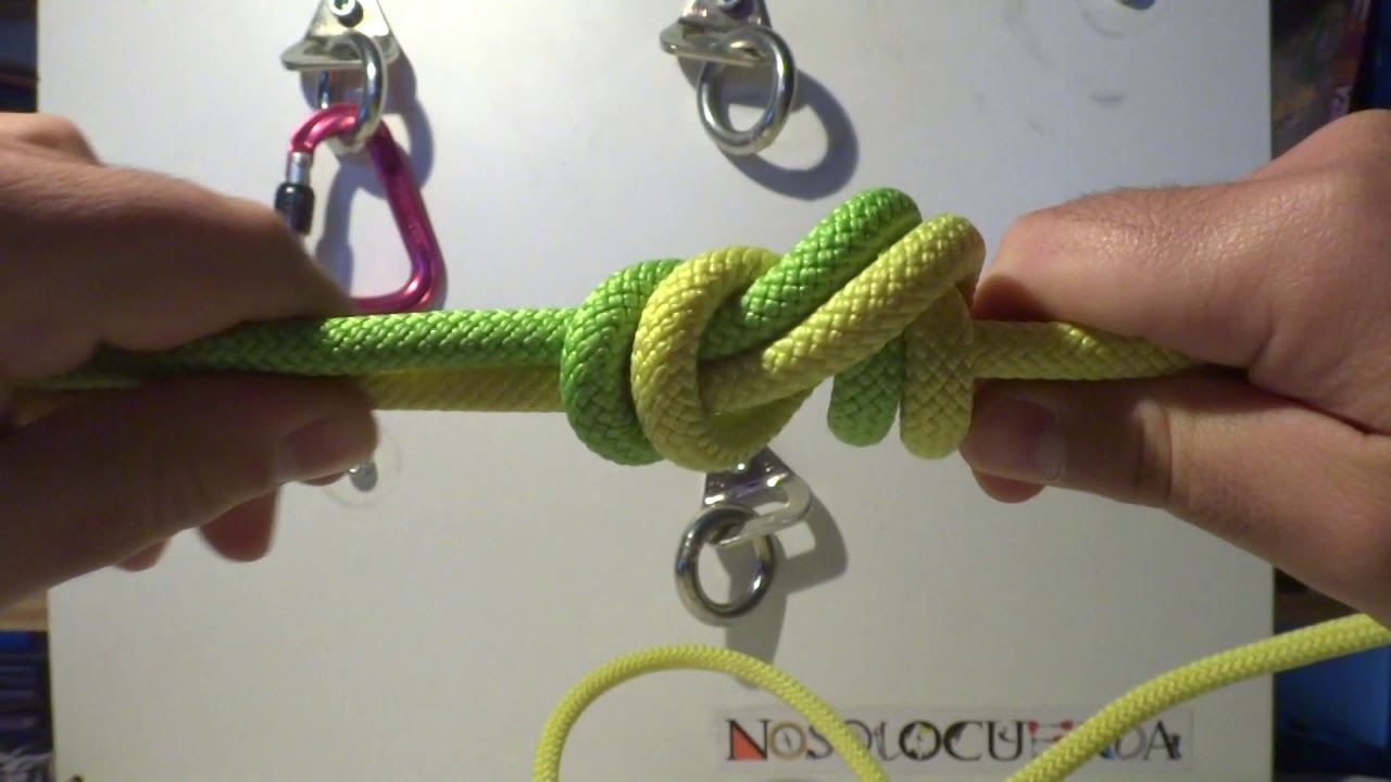 U1 - NUDOS DE UNIÓN - COLA DE VACA, EVE Y OCHO CON CHICOTES PARALELOS