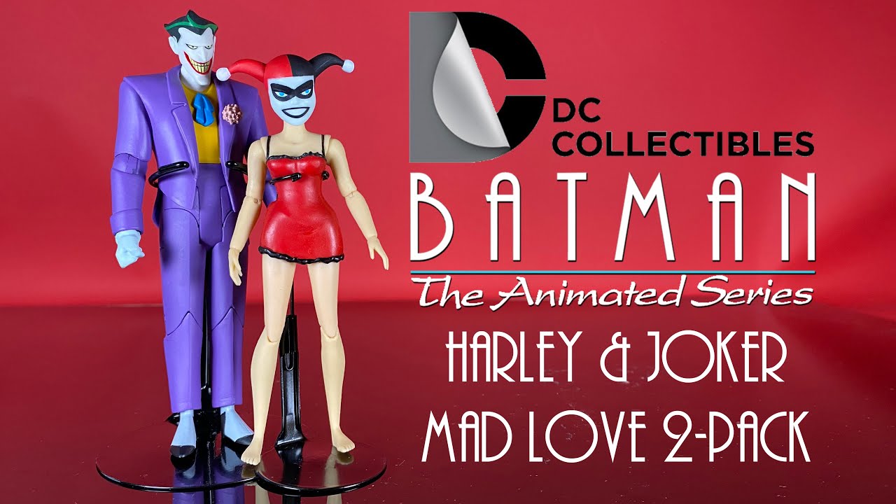 DC Collectibles Harley Quinn Joker Mad Love 2-Pack Figure Review Adventures Batman Animated Series