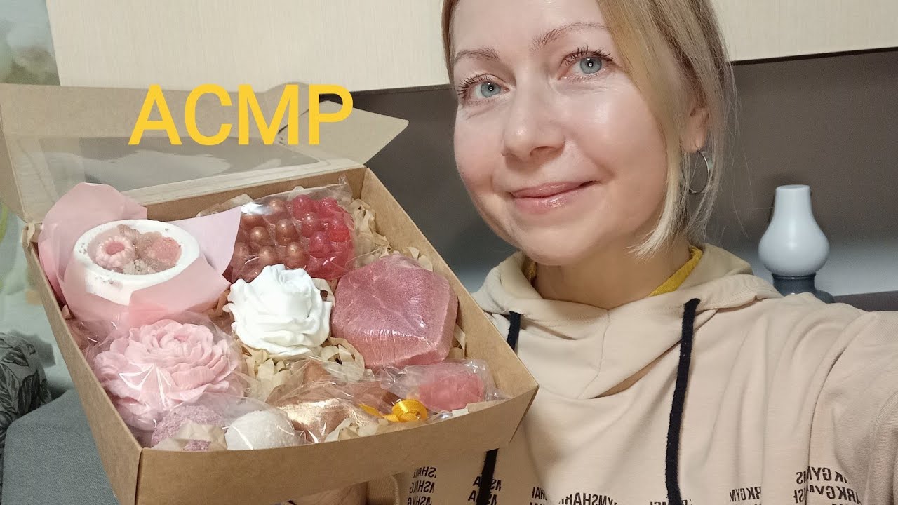 АСМР Подарочек от моей зрительницы😍. Шёпот. Триггеры. Приятные звуки коробочки.