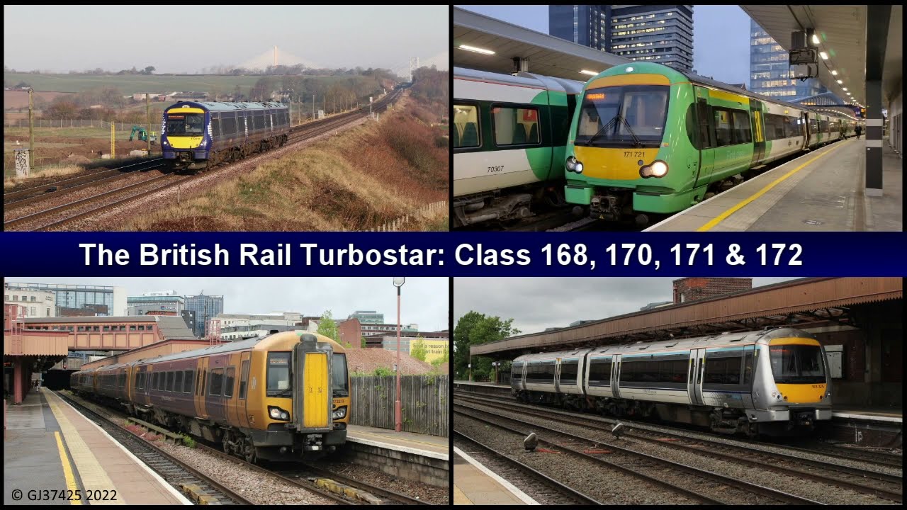 Turbostar Class 168, 170, 171 & 172 British Rail Diesel Multiple Units