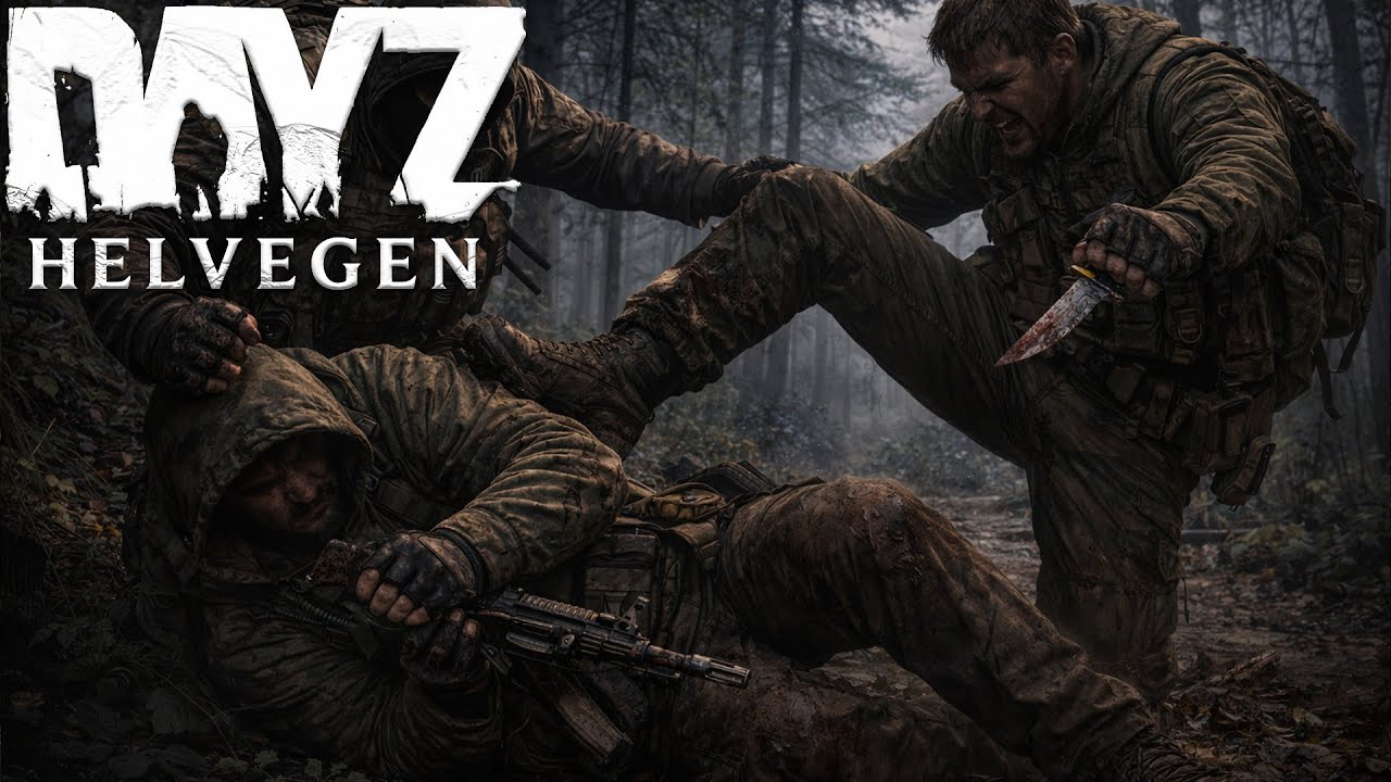 НА МЕНЕ НАПАЛИ В ТЕМНОМУ ЛІСІ В DAYZ HELVEGEN №6