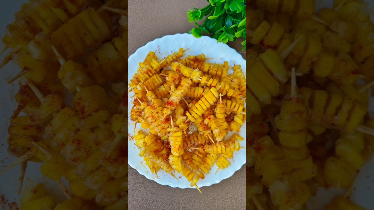 Crispy corn sticks || Masala corn stick fries 