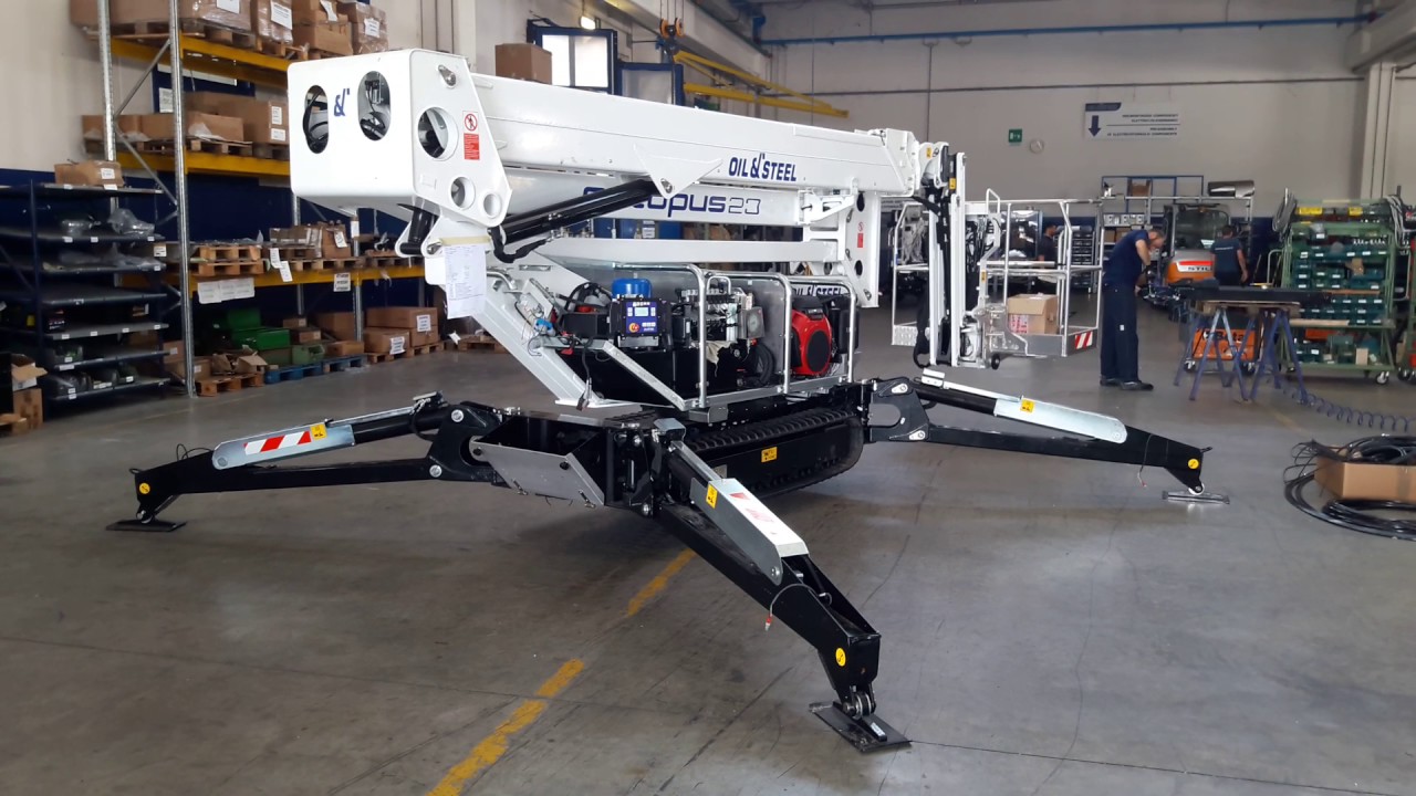 Grúa Araña Octupus 23 metros