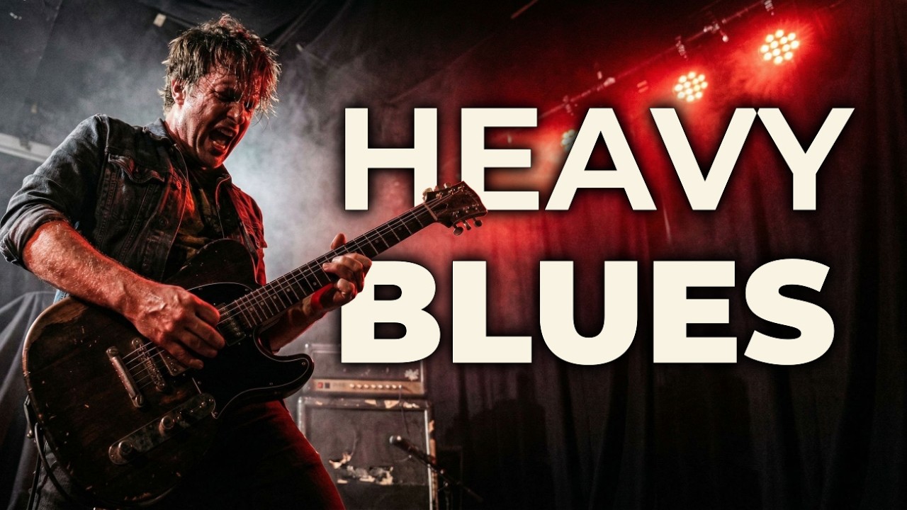 Midnight Blues Pressure 🔥 | Heavy Dark Guitar Radio