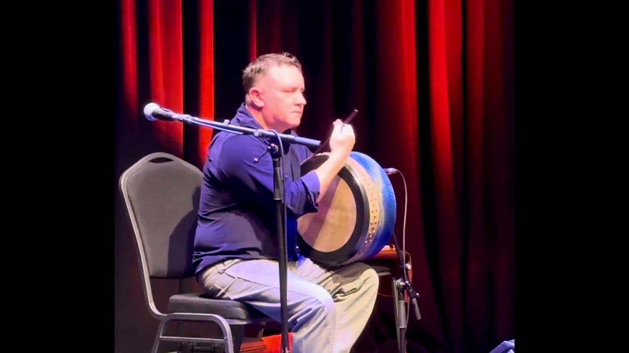 Flooks John Joe Kelly live Bodhr&aacute;n solo at New Gate Arts!