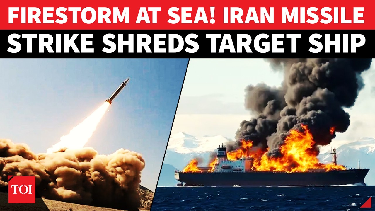 BOOM! Iran Hits &lsquo;ISRAELI-LINKED&rsquo; Vessel With BRUTAL FORCE; Massive Blaze Rips Through Ship In Gulf