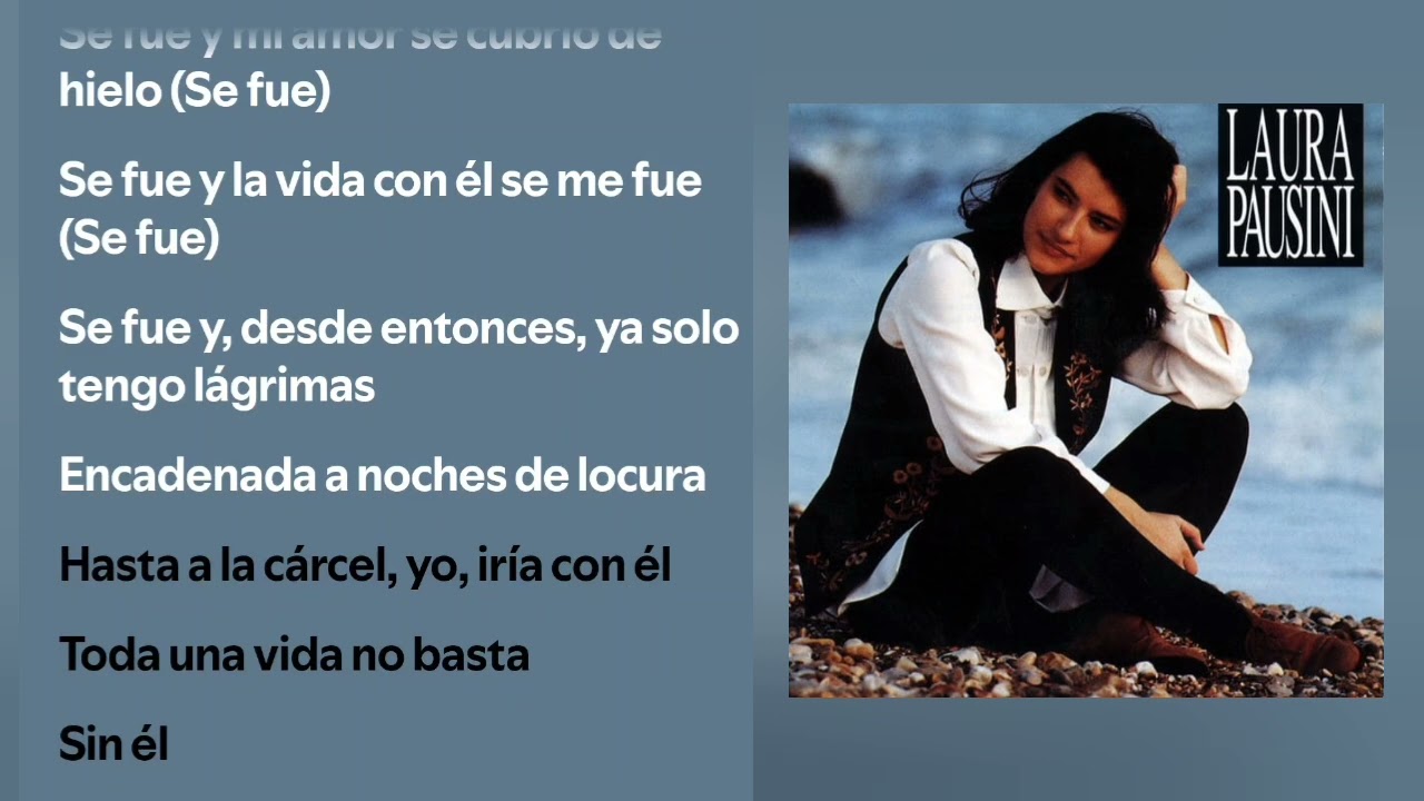 Laura Pausini - Se Fue (Karaoke)