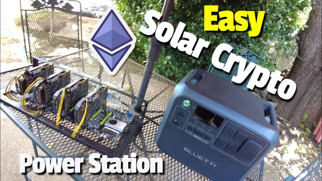 Easy Solar Crypto Mining With Bluetti Power Station