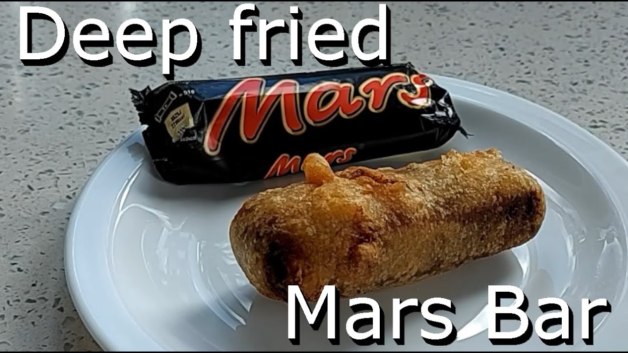 Deep Fried Mars Bar with ketchup (the Scottish method)