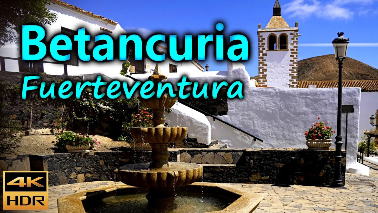 Betancuria a picturesque historic village in the heart of the Island / Fuerteventura, Spain / 4K HDR