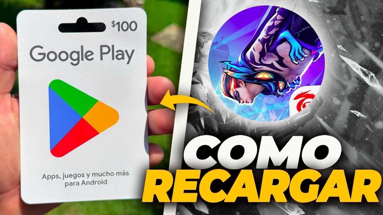 ✅COMO RECARGAR DIAMANTES CON TARJETAS DE GOOGLE PLAY en FREE FIRE✅| 2025