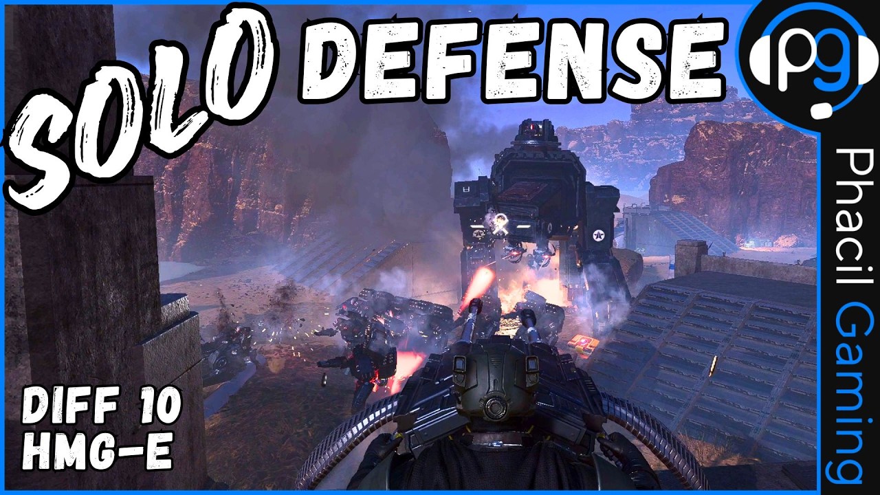 Helldivers 2: Миссия по обороне огневой позиции HMG (Сложность 10, Соло, Игровой процесс, Советы,...