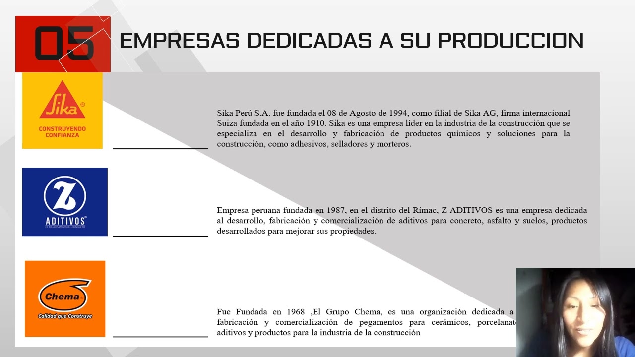 ADITIVOS PARA EL CONCRETO GRUPO5