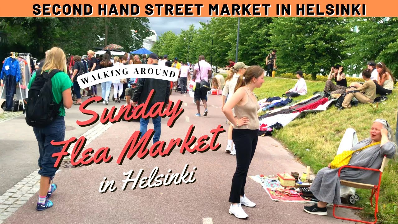 Sunday Flea Market | Dallapé park | Sörnäinen | Helsinki | Finland