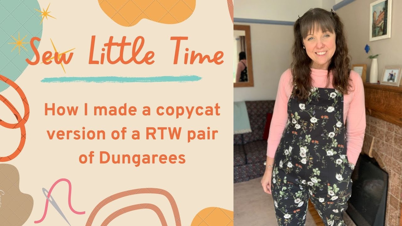 How I made a copycat version of a RTW pair of Dungarees