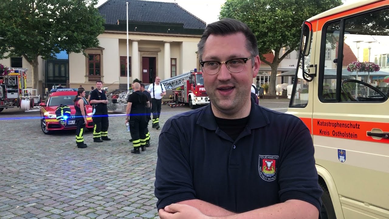 Rathaus Neustadt brennt? Nur eine Übung