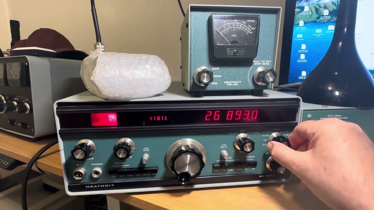 Heathkit SB-104A transmit test DEMO returned to eBay seller 5/16/2025 . Horrid junk transceiver.