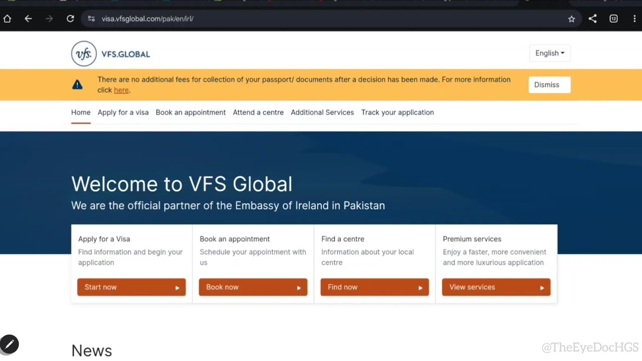 🇮🇪 How to Book & Pay for Ireland Visa Appointment via VFS Global (2025) — Step 2