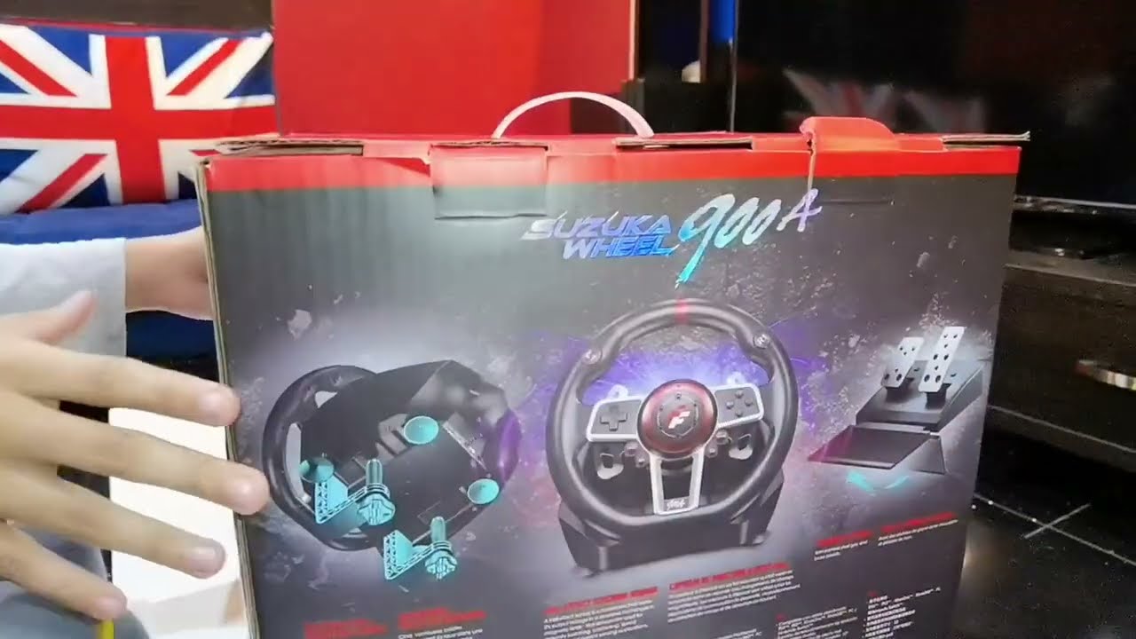 My New #flashfire Suzuka 900A #steeringwheel  #unboxing #fyp #viral #viralshort #clips #gaming #edit