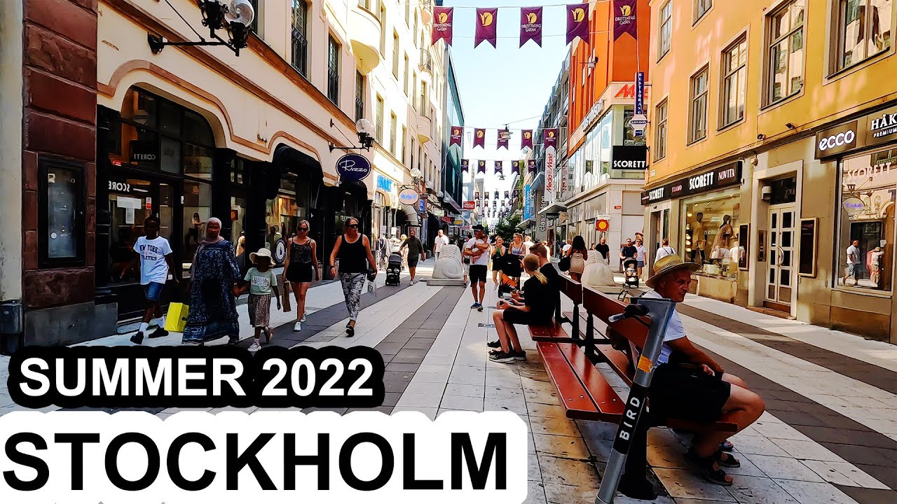 Walking Around Stockholm, Sweden - Summer 2022