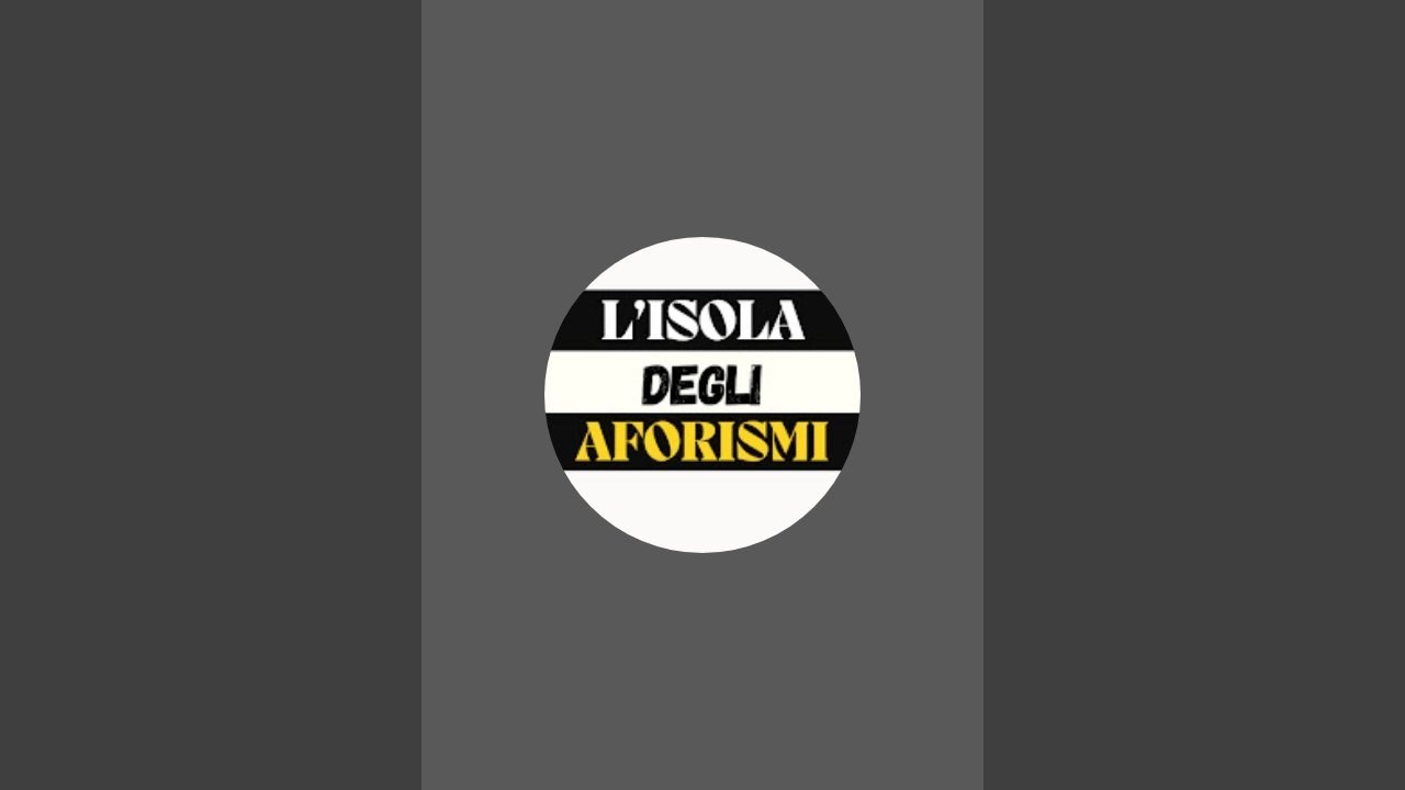 L'isola degli aforismi sta trasmettendo dal vivo.